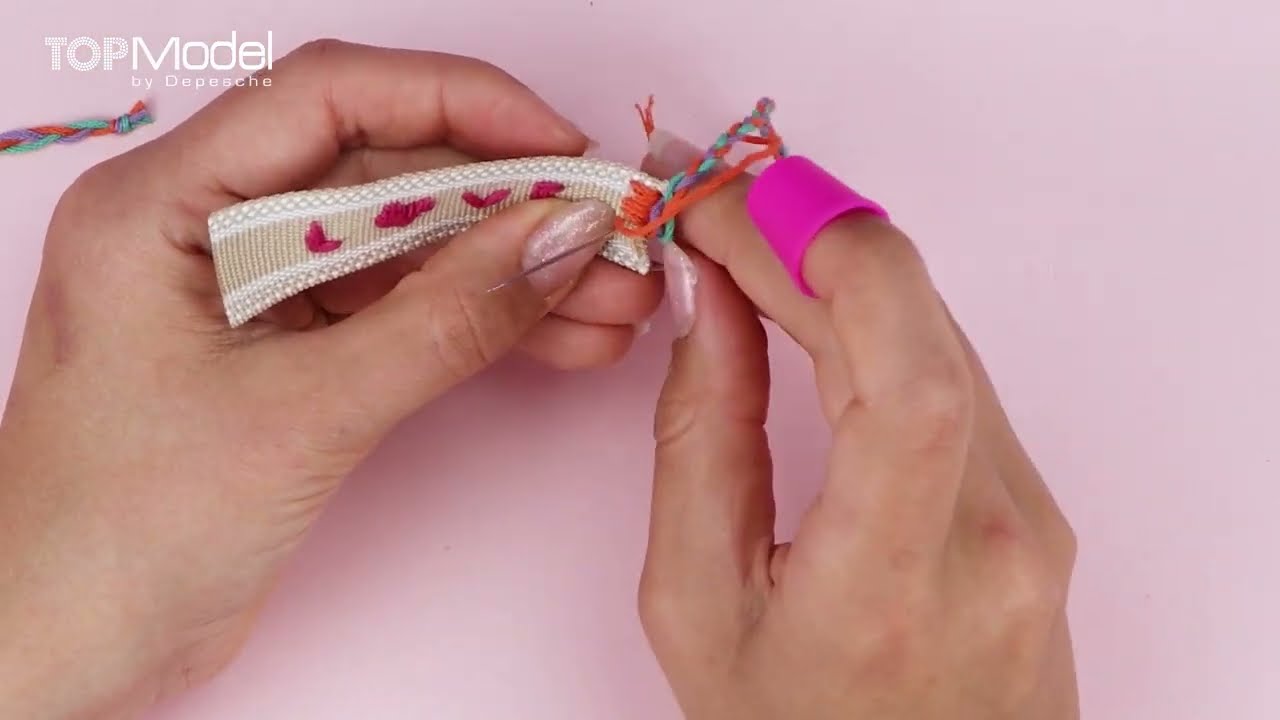 Anleitung: TOPModel DIY Stickarmband Create your Bracelet