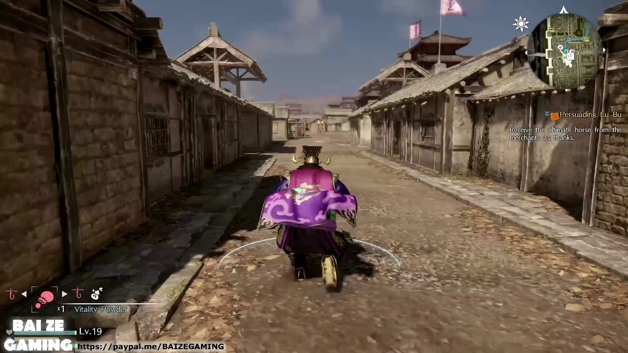 Dynasty Warriors 9 Dong Zhuo 2   Persuading Lu Bu!