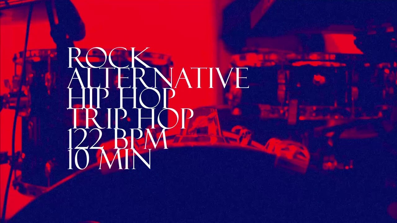 Free Drum Loops - Rock Alternative Hip Hop Trip Hop 122 BPM 10 min - Download