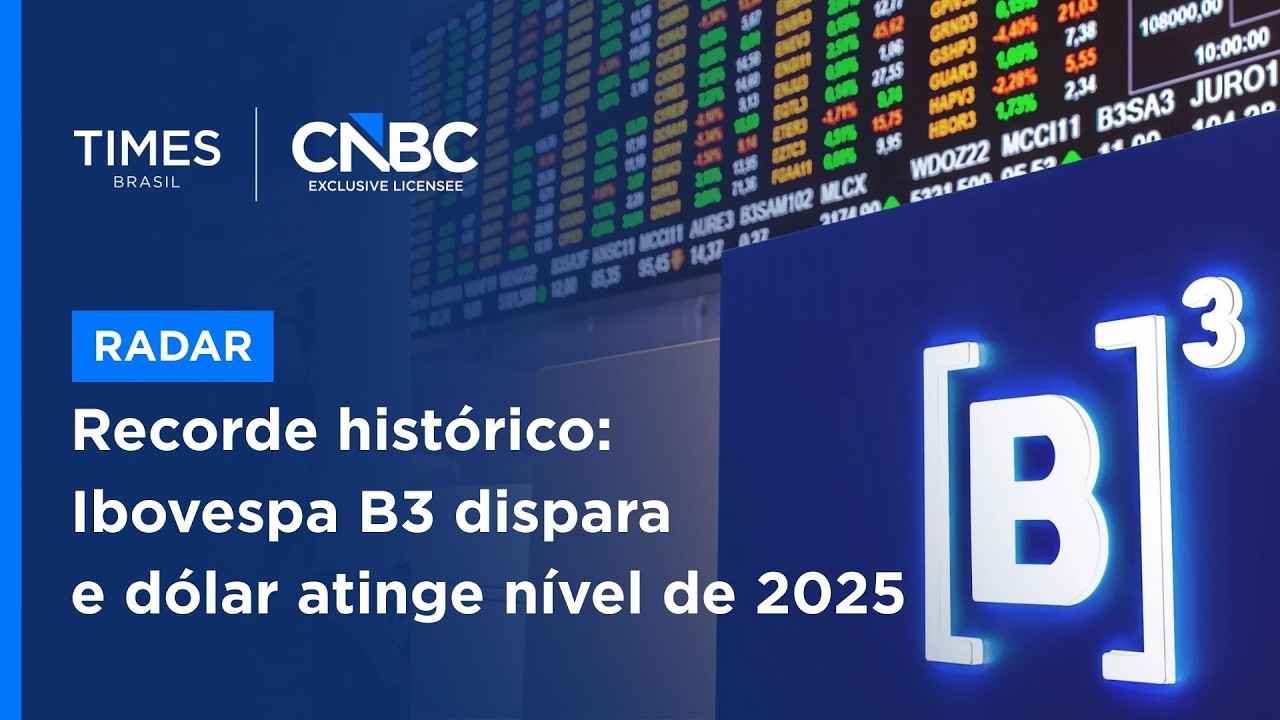 Ibovespa B3 renova recorde e dólar recua a R$ 5,16, patamar não visto desde maio de 2025