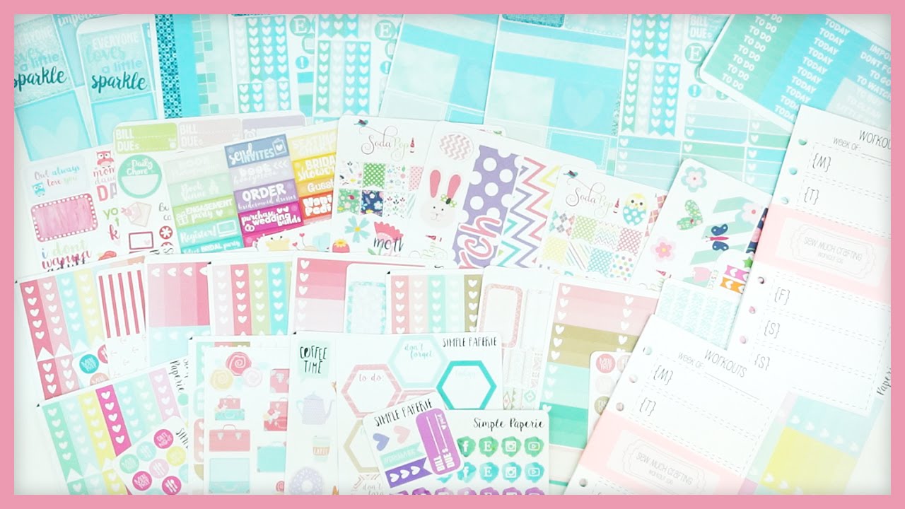 HUGE ETSY STICKER HAUL (Part 1)