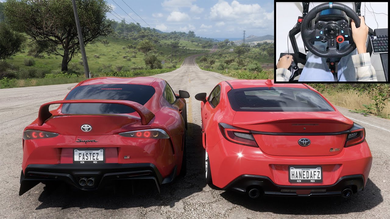 Toyota GR86 & Toyota GR Supra - Forza Horizon 5 | Logitech g29 gameplay