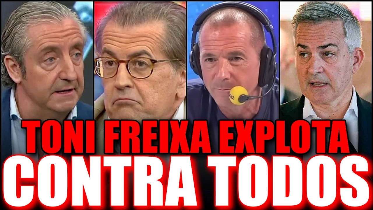🔥🤯 TONI FREIXA EXPLOTA CONTRA TODOS: MANU CARREÑO, PEDREROL VELETA, REAL MADRID, VÍCTOR FONT...