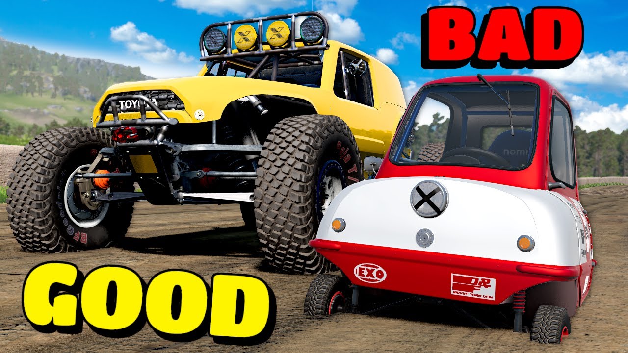 Testing BAD to GOOD OFFROAD CARS! (BeamNG)