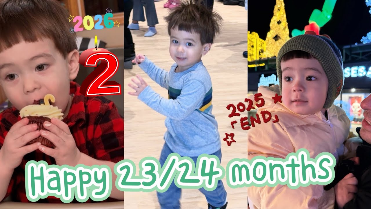 Haohao’s happy 23/24 months moments! 2 years old birthday 🎂! Baby grown up to toddler! 