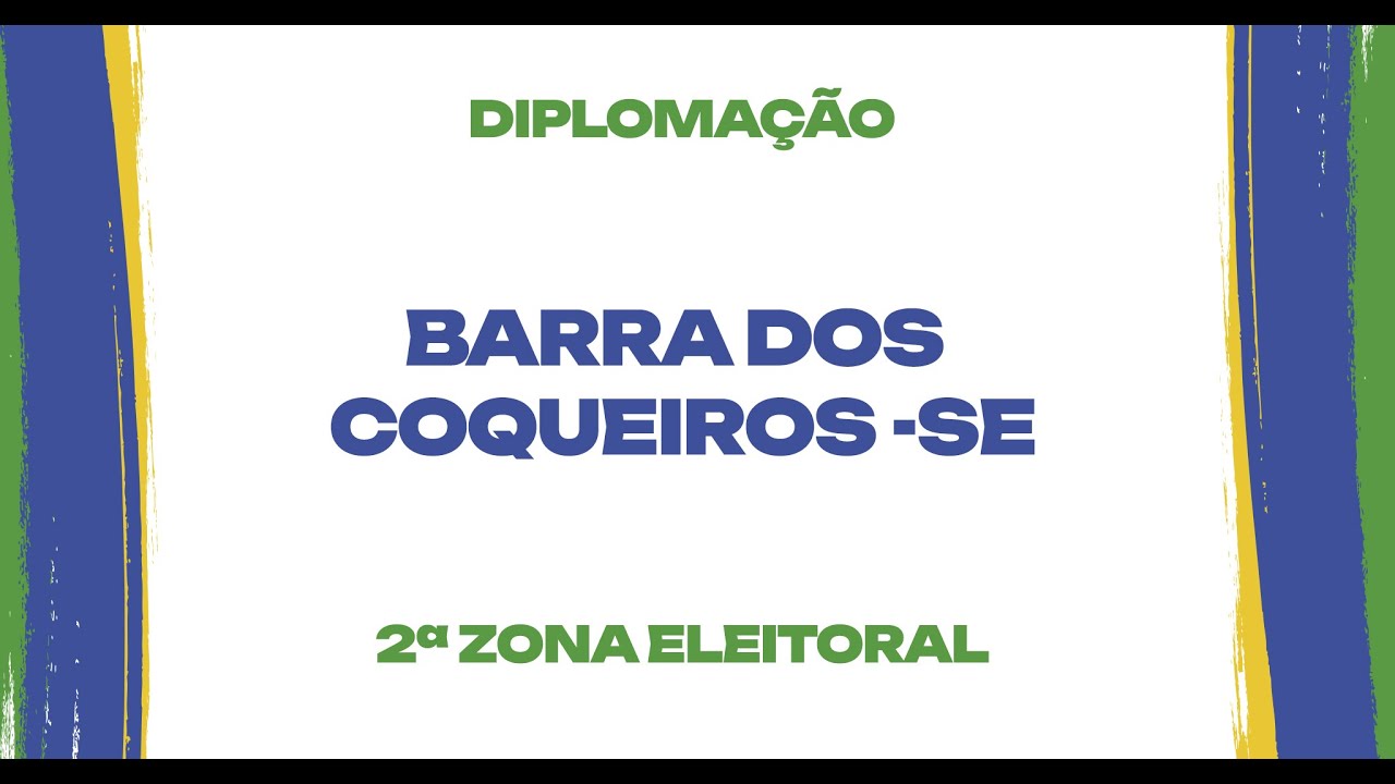 Cerimônia de diplomação do município Barra dos Coqueiros-SE | TRE-SE