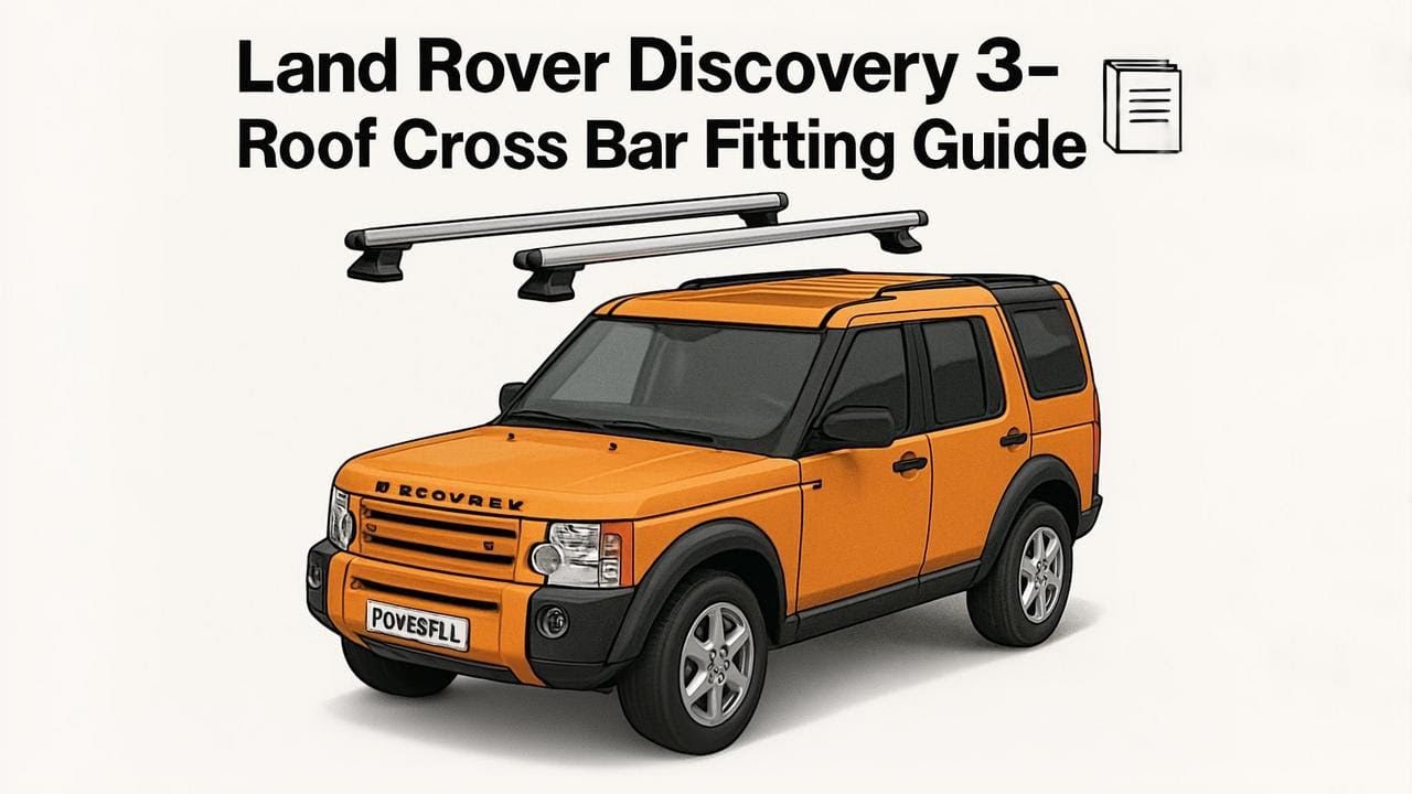 How to fit Roof Rack Cross Bars to Land Rover Discovery 3 / 4 LR3 LR4