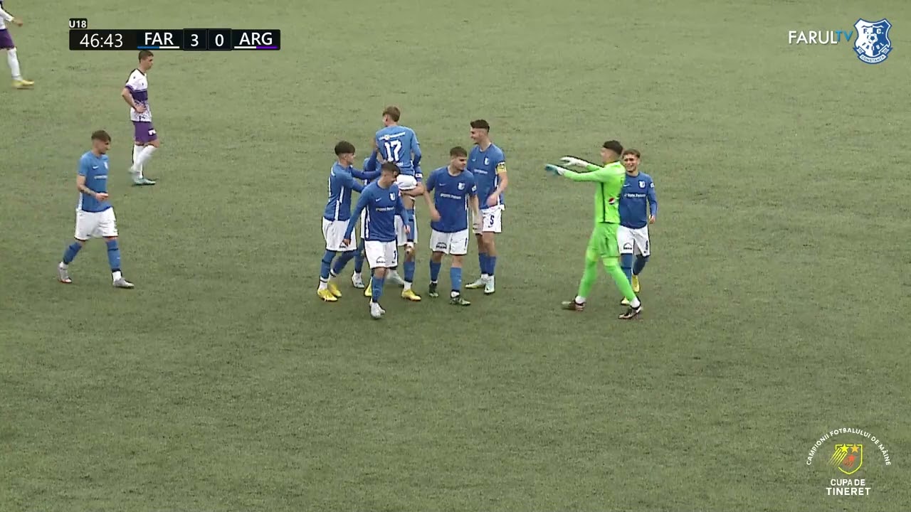 Rezumat - Cupa de Tineret, Semifinale, 2022/2023: Farul U18 - FC Argeș U18 4-0 (12 aprilie 2023)
