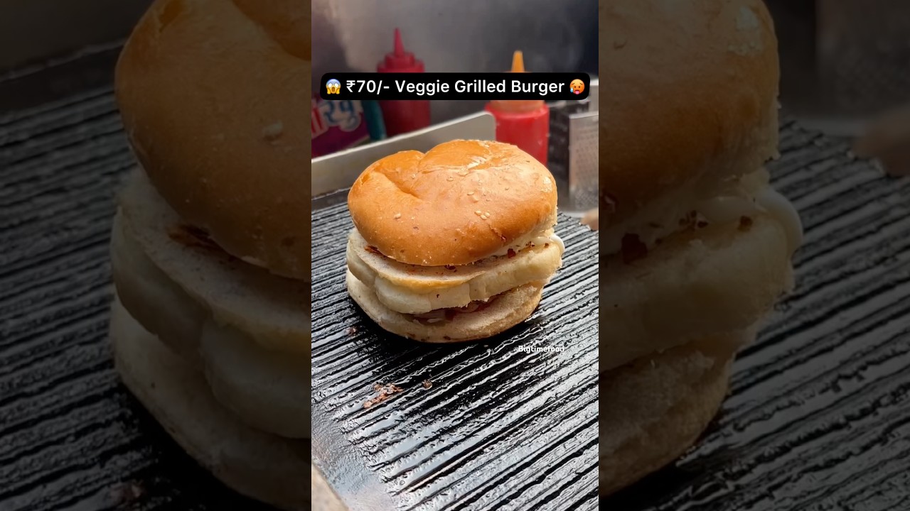 😱₹70/- Veg Cheese Burger🥵 