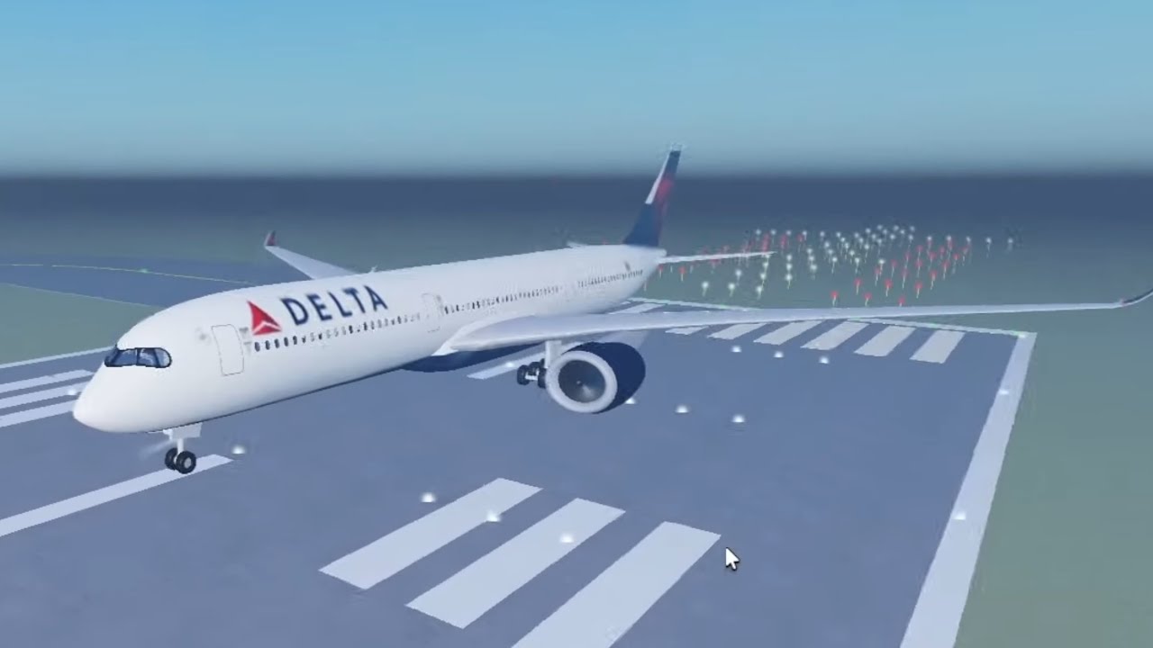 the delta airlines experience (cabin crew simulator Roblox)