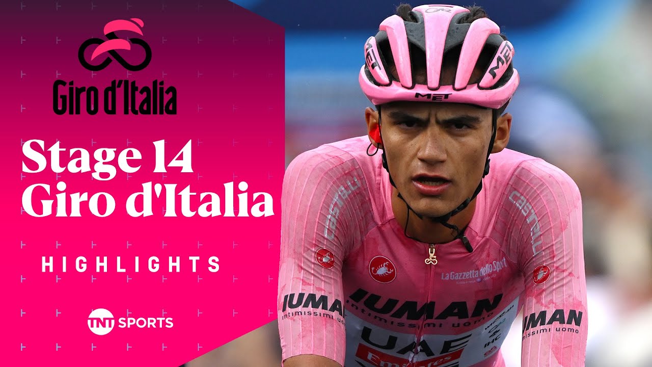 CRASH MARRED STAGE 🤯 | Men's Giro d'Italia Stage 14 Race Highlights | TNT Sports Cycling