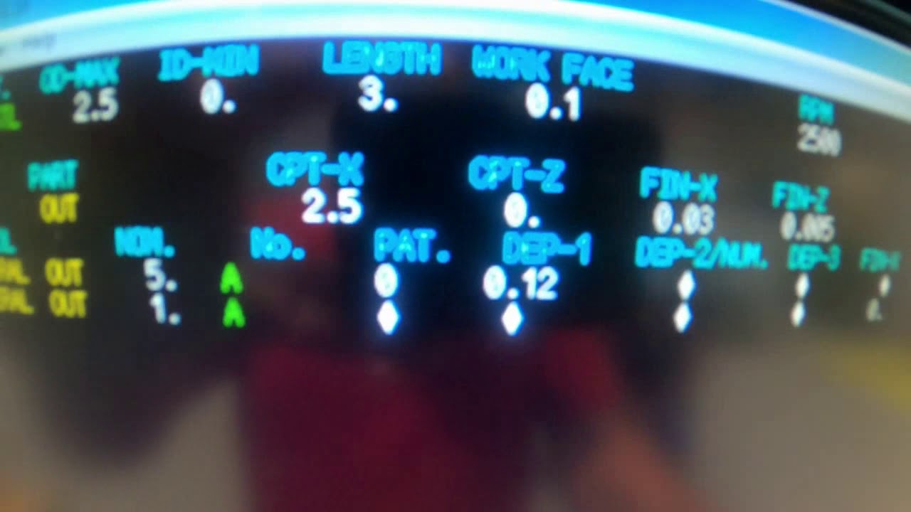 How to program a turned diamater on a Mazak CNC Lathe with Mazatrol conversational programming.