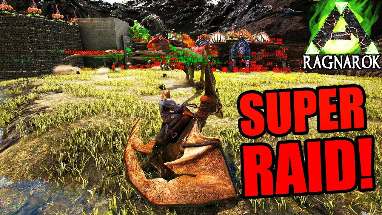WE WORDEN GERAID DOOR ONZE VIJAND?! | ARK Ragnarok RAID #20