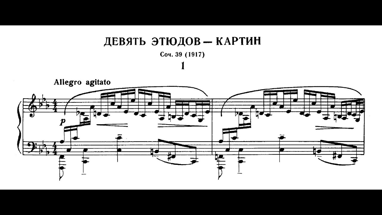 Rachmaninoff - Étude-tableau Op.39 No.1 (Nelson Freire, piano)