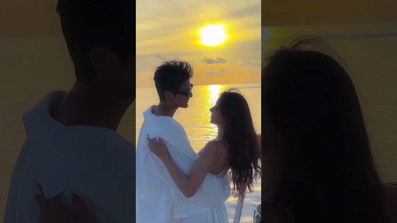 The world and you are spread out in front of my eyes💗 #jiangchao #madinamemet #shorts #sunset