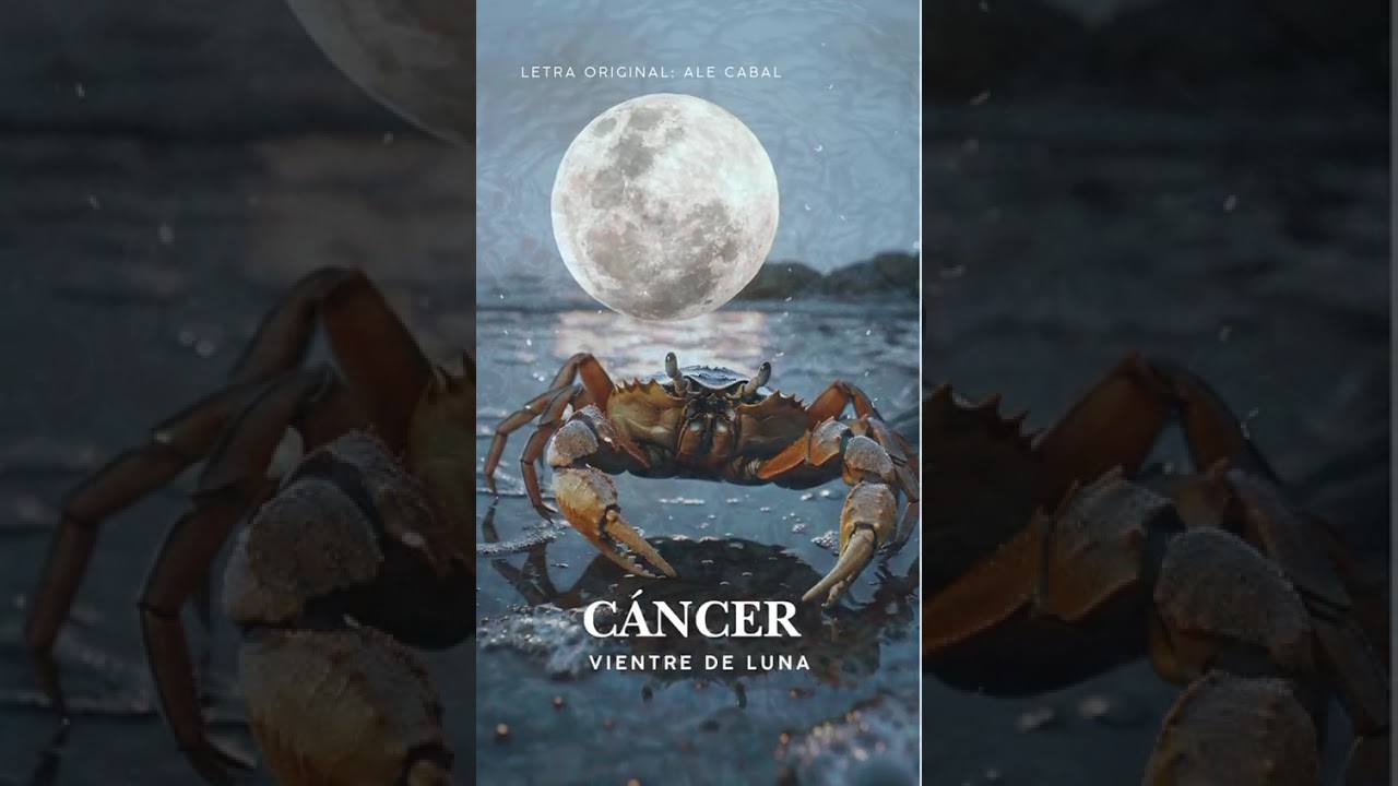 CÁNCER: Vientre de Luna - letra original Ale Cabal 