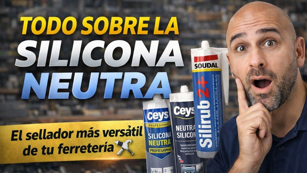 TODO SOBRE LA SILICONA NEUTRA: El sellador más versátil de tu ferretería🛠️