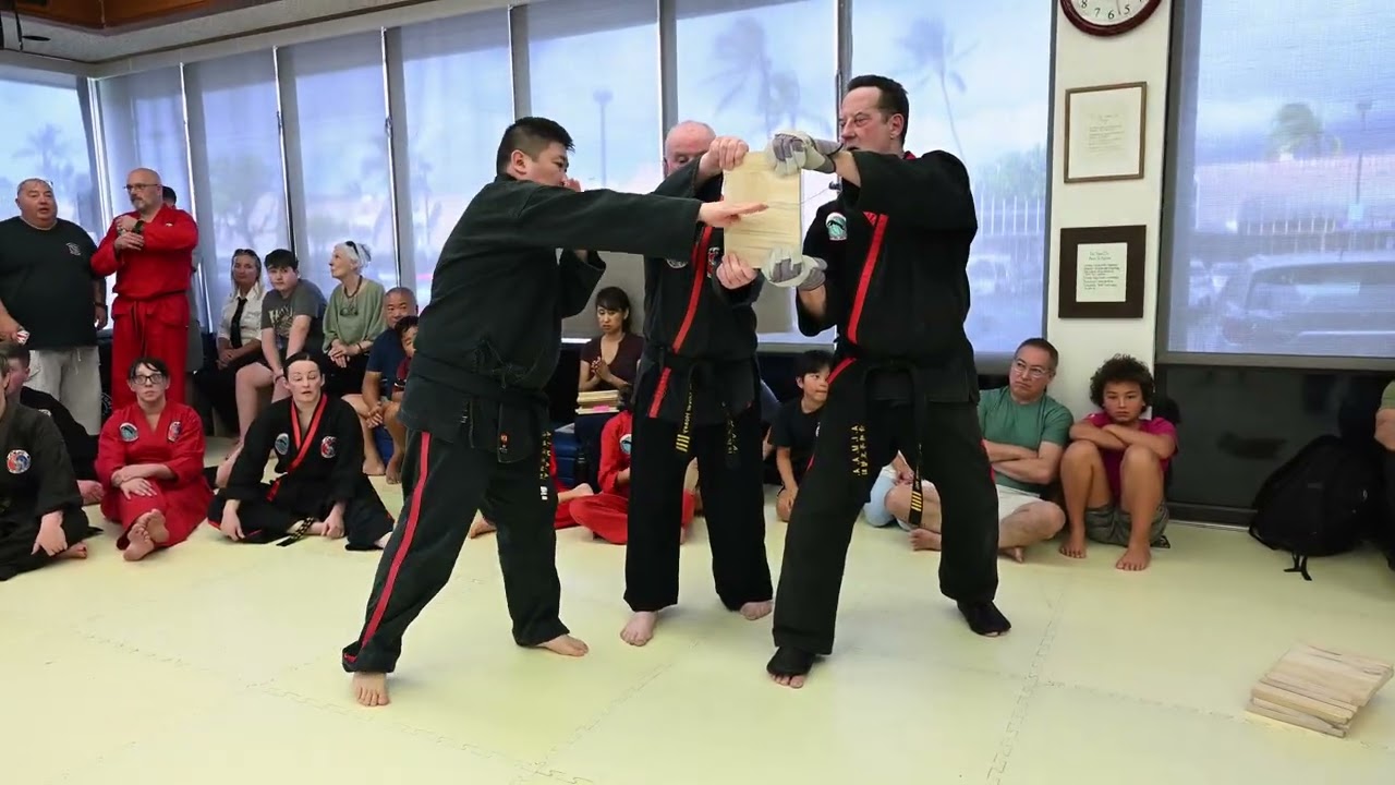AIMAA - International Black Belt Testing - Breaking (Part 6)