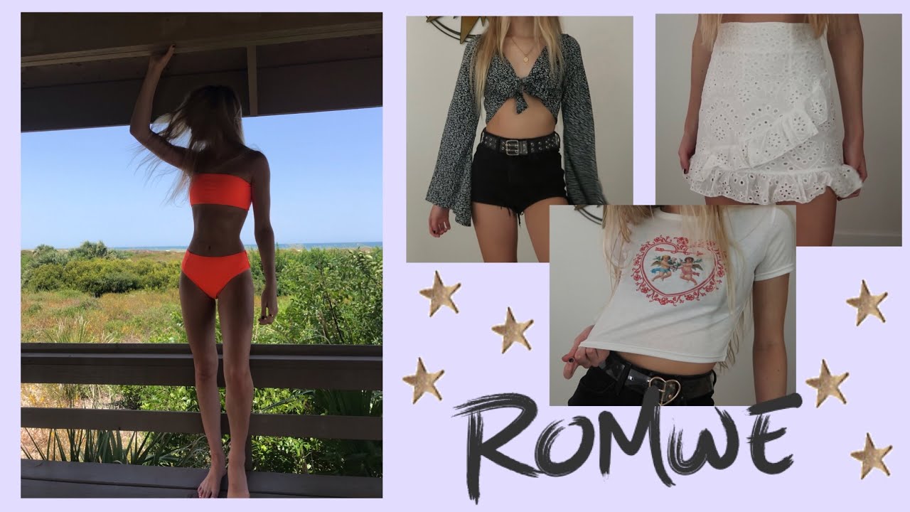 IS ROMWE WORTH IT?? try on haul ft. MOXEAY