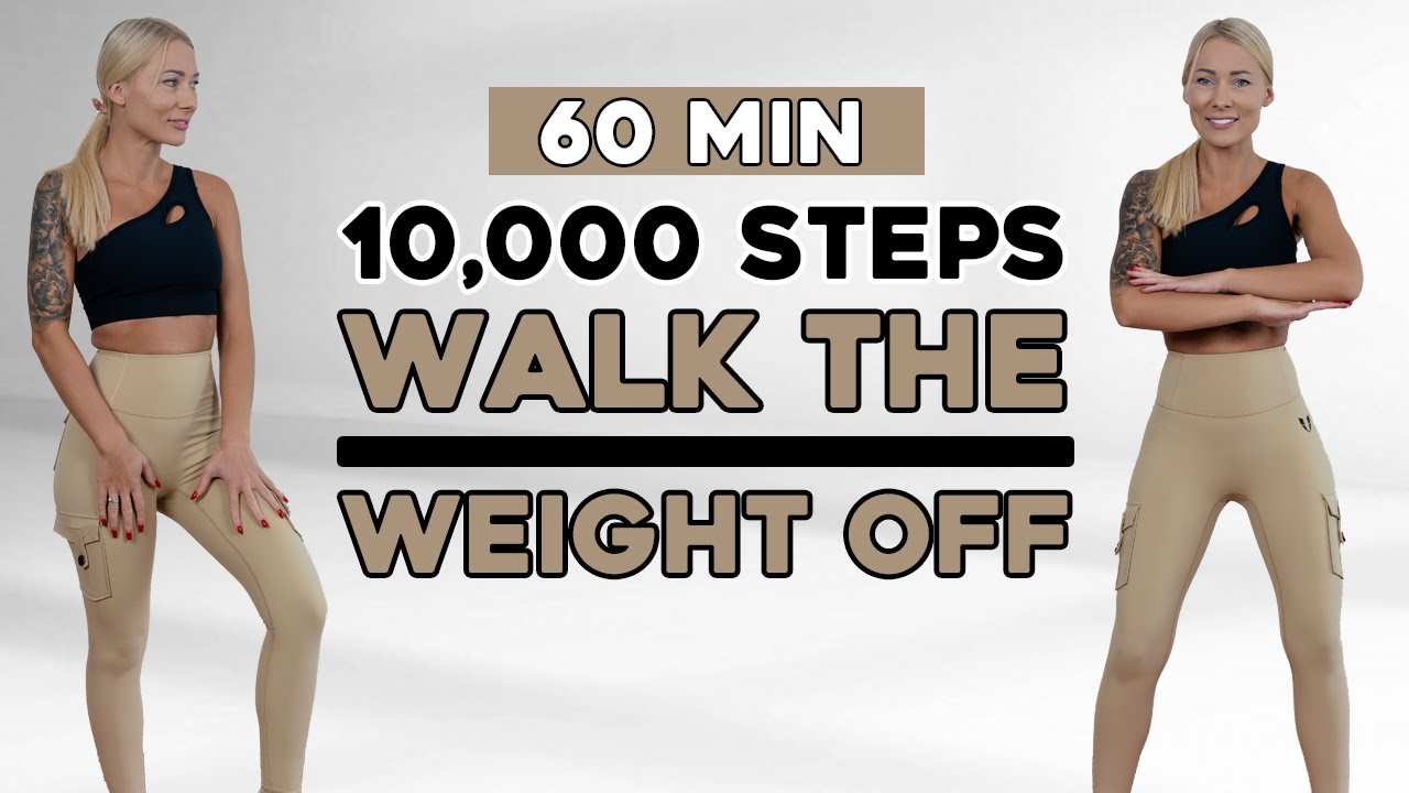 60 Min WALK AT HOME Workout | No Equipment, All Standing