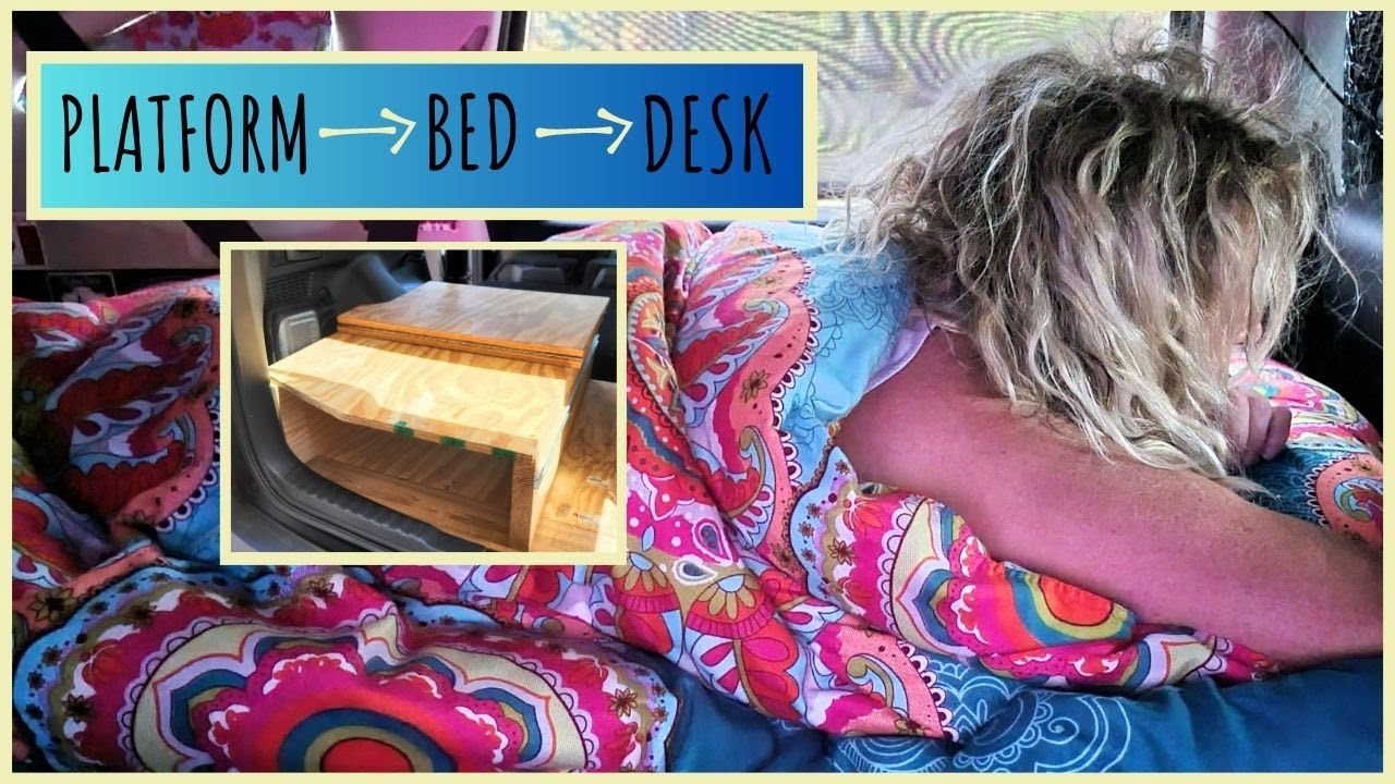 2014 Honda CRV SUV Converted Camper / Bed to Desk in 20 seconds
