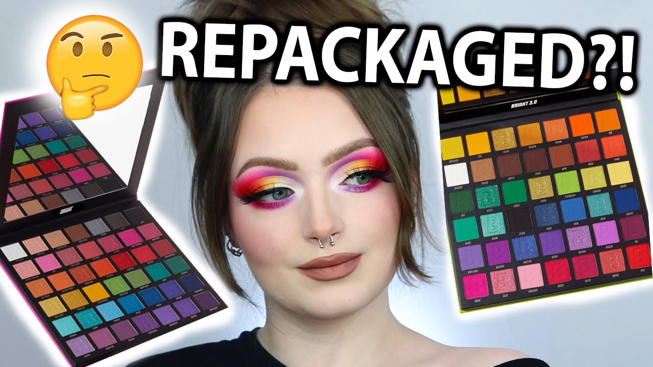 SAME PALETTE?? BEAUTY BAY BRIGHT 2.0 42 vs BRIGHT MATTE 42 PALETTE
