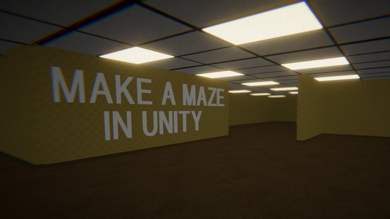 MAKE A MAZE IN UNITY