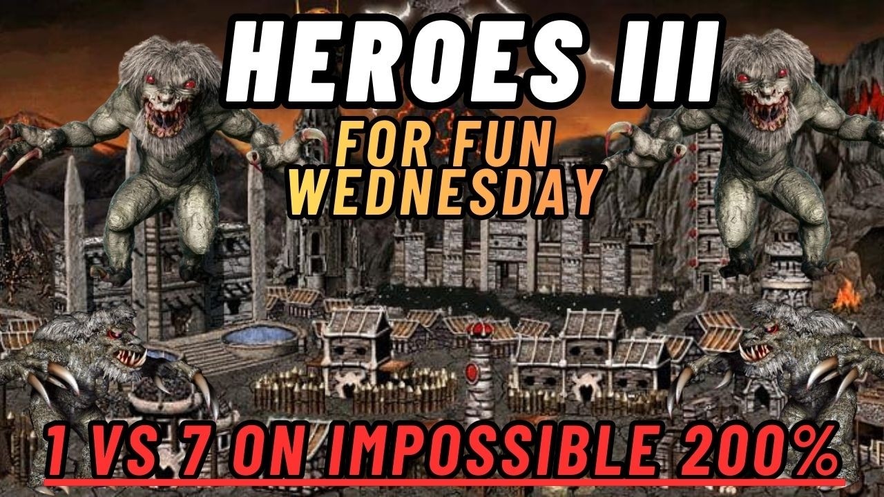 For Fun Wednesday: Stronghold with angles? — HoMM3 HotA 1v7 (200%)