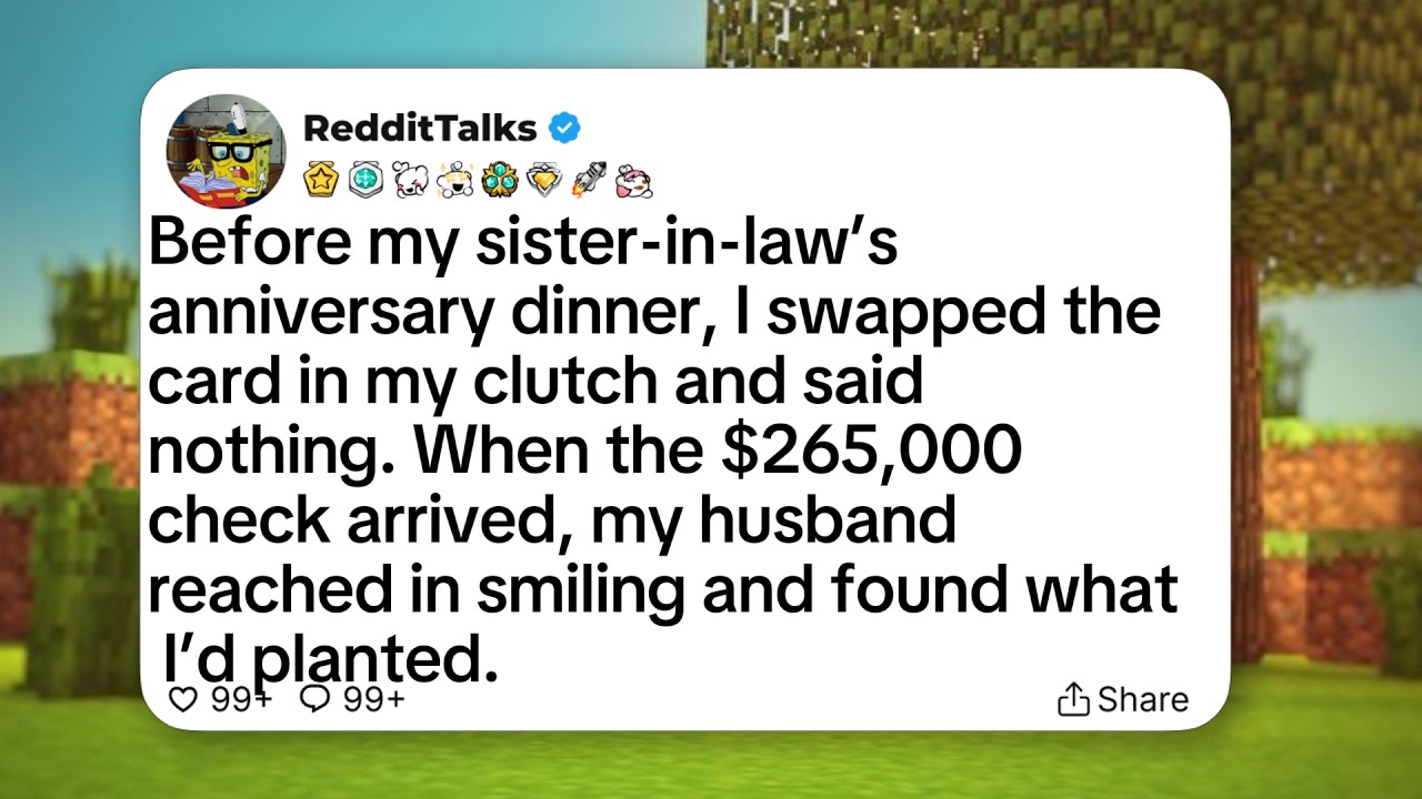 Before my sister-in-law&rsquo;s anniversary dinner, I swapped the card in my clutch and said nothing...