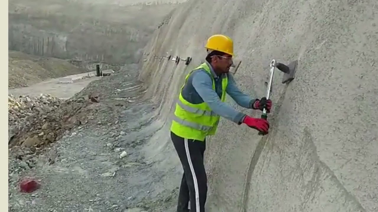 Rock Bolts And Grout Injection Works - 0555019931- #تدعيم #سند #جبال