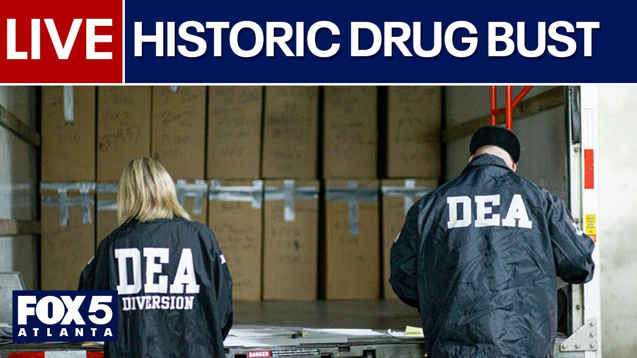WATCH LIVE: DEA announces largest drug trafficking bust