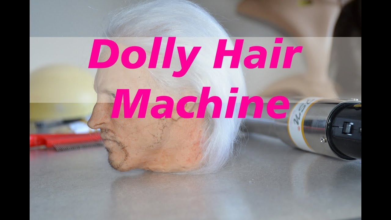 punching hair machine| dolly hair machine|planting hair |Wool Combing| wool toy making |DIY YARN WIG