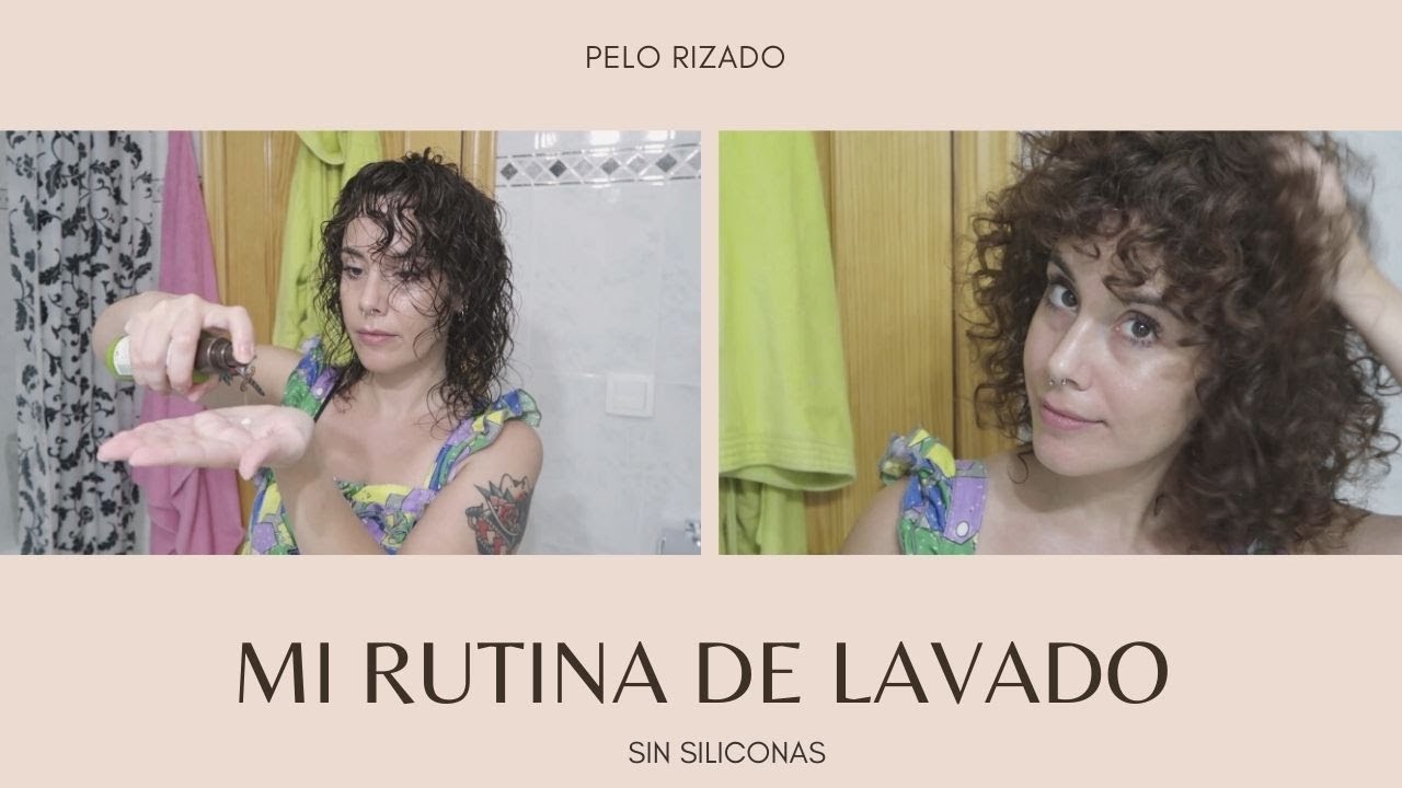 Mi RUTINA de LAVADO con pelo rizado