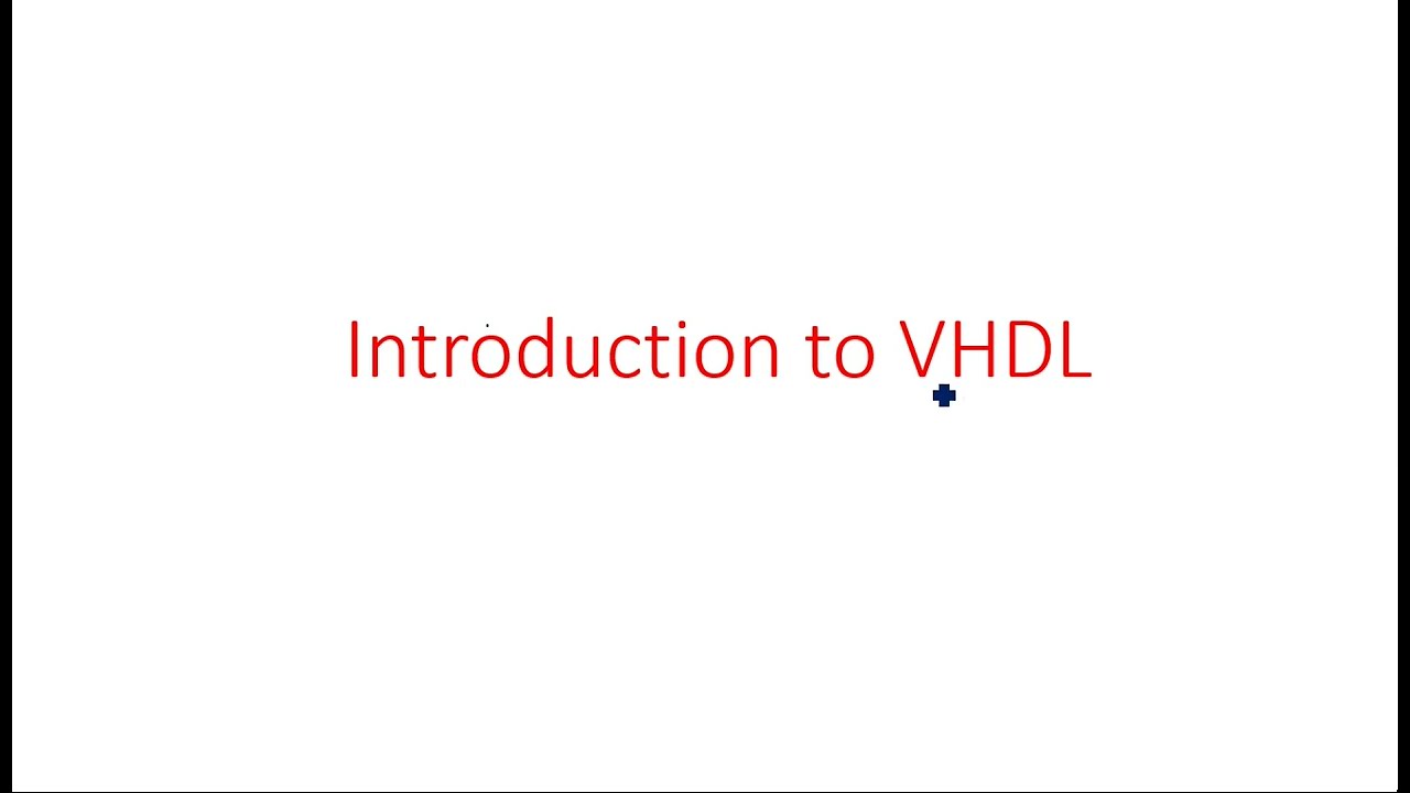 VHDL tutorial for beginners | Entity declaration | Digital System Design | Lec-01