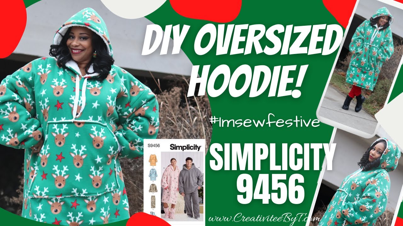DIY Oversized Hoodie!  Simplicity 9456
