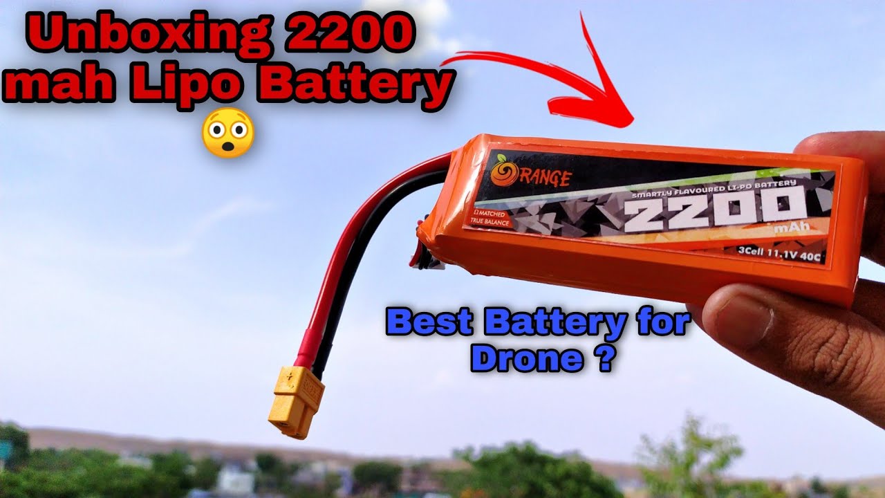 Unboxing Orange 2200 mah Lipo Battery | Best Lipo Battery For Drone | Your Techy Bro