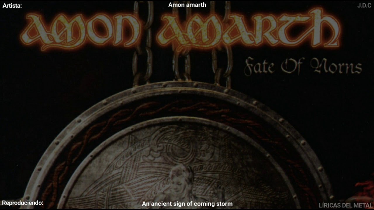 AMON AMARTH - AN ANCIENT SIGN OF COMING STORM LYRICS