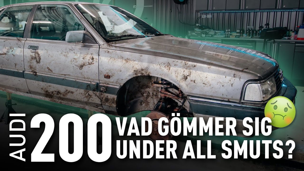 FÖRSTA TVÄTTEN PÅ 10ÅR | AUDI 200 TURBO QUATTRO 20V