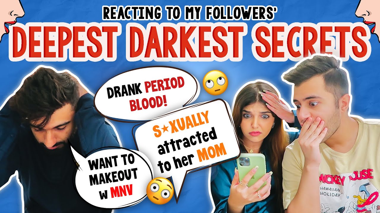 REACTING TO MY FOLLOWERS' DEEPEST DARKEST SECRETS!! *shook* | Ashi Khanna