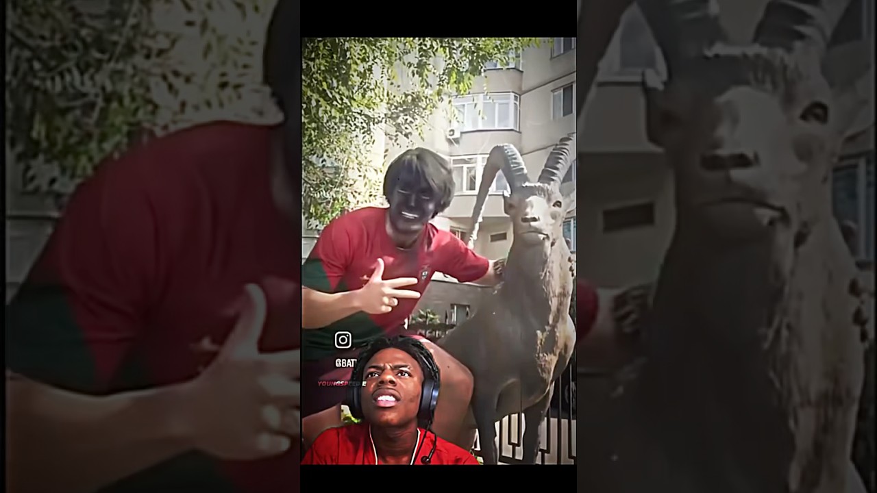iShowSpeed Reacts To a Fan Recreate Video of Him Meeting Ronaldo..😂