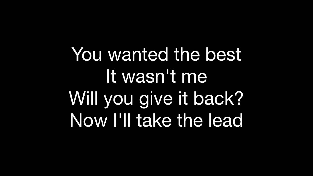 The All-American Rejects - The Last Song (lyrics)