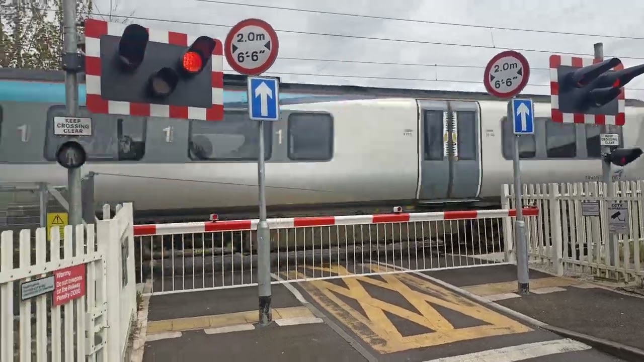 Level crossing in Woodsmoor Manchester UK by Adas