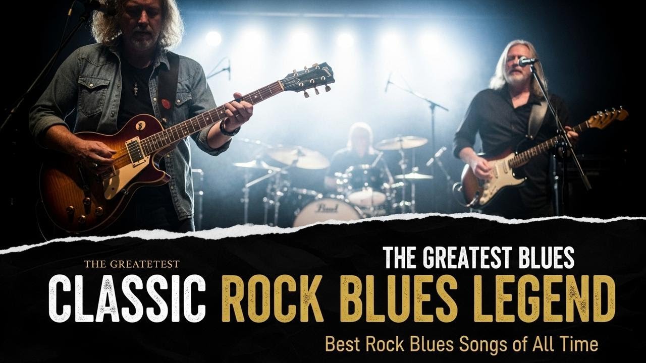 Eric Clapton, Jimi Hendrix, Muddy Waters, ZZ Top, BB King – Vintage Blues Rock Soul & Power