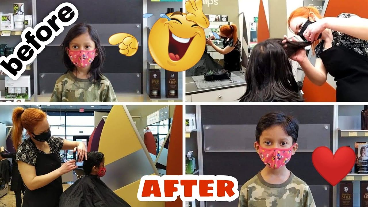 Kids Hair Cut 2021 in Kannada | Haircut Cost in USA | Most Popular KID HAIRCUT Simple And Clean