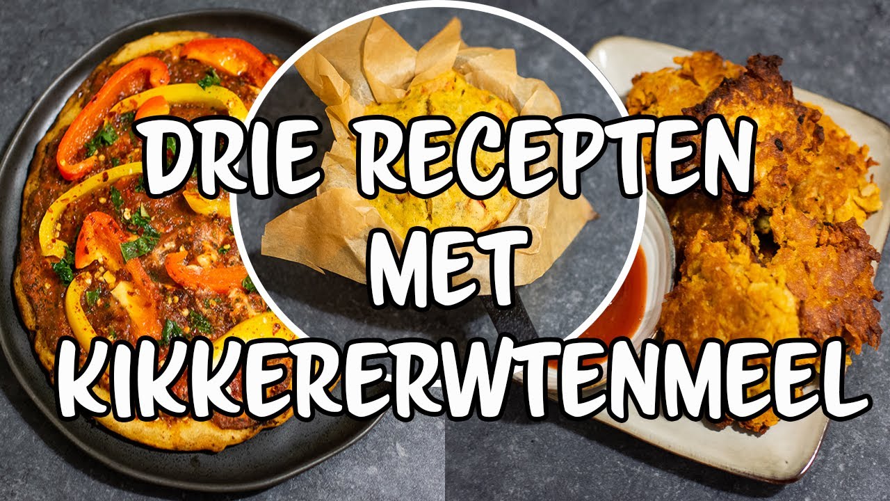 Drie dingen om te maken met kikkererwtenmeel
