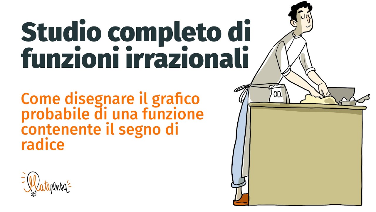 Studio completo di funzioni irrazionali | Dominio, segno, monotonia e concavità | Matepensa