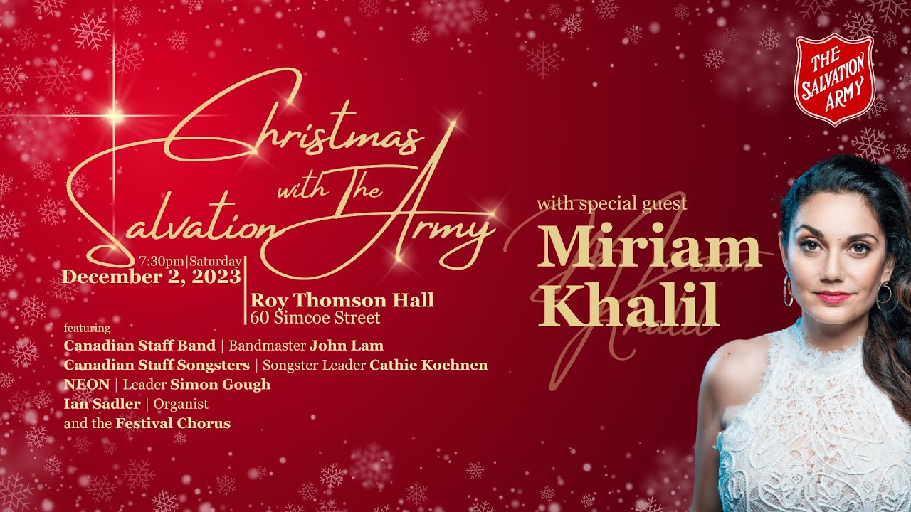 Christmas With The Salvation Army 2023 at Roy Thomson Hall