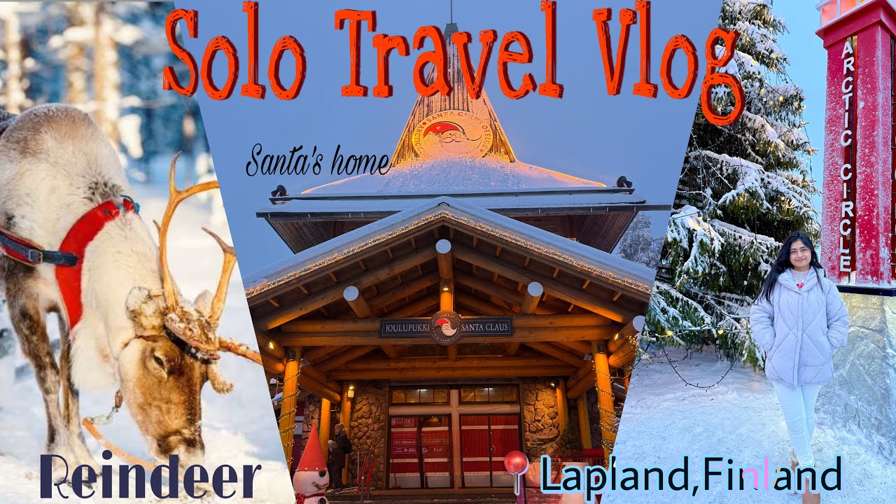 My journey from Sydney to the Arctic Circle🇫🇮#lapland #finland #vacation #winter #solotrip #snow 