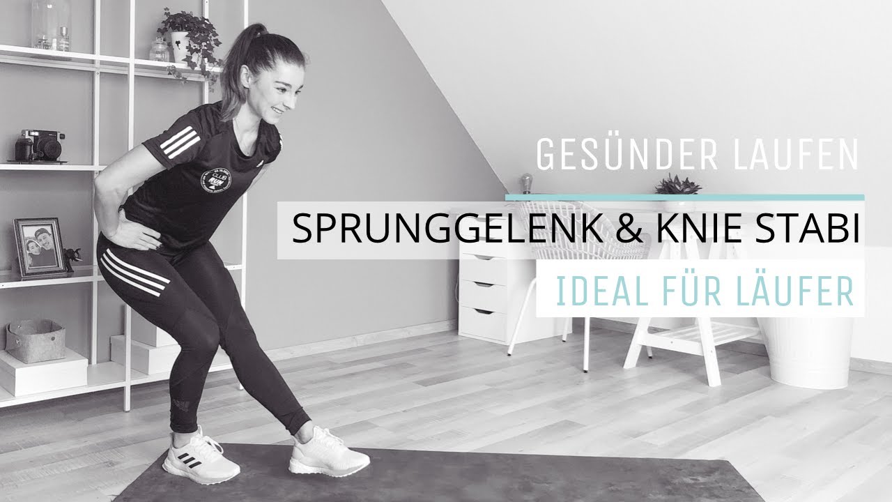 Stabilisation Sprunggelenk & Knie // Beinachsen Training // Runners Workout // Läufer Home Workout