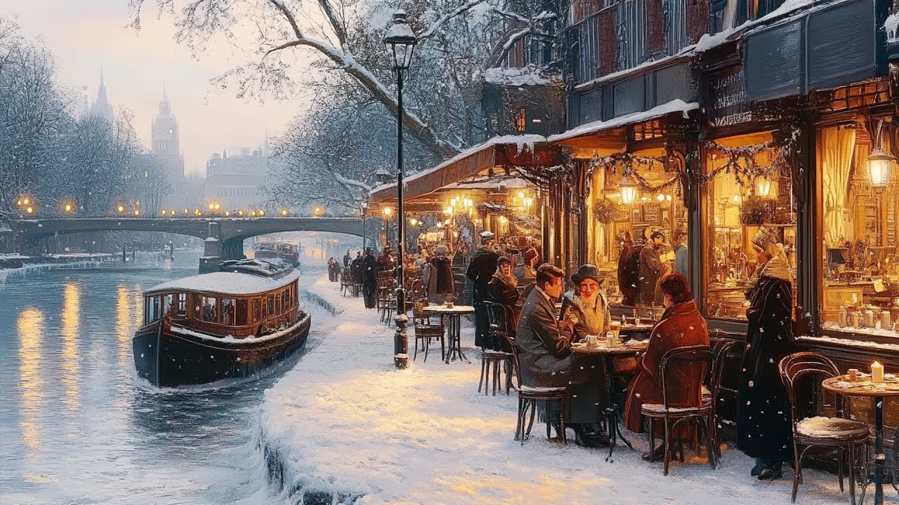 Cozy 1950’s Coffee Shop Winter🎶Oldies Classic Soul Songs ❄️ Warm & Nostalgic Old Playlist